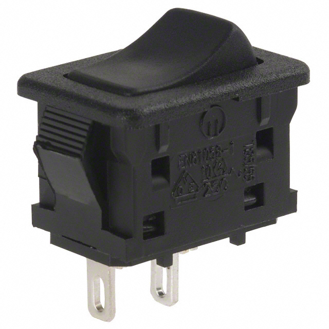 Rocker Switch SPST-NO 4A (AC) 250 V Panel Mount, Snap-In